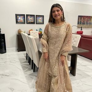 Luxury Pret Pakistani 3 pcs dress 20" chest 36" length